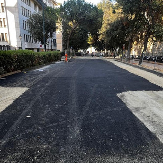Via Corsica, conclusi i lavori sulla voragine: la riapertura della strada prevista da sabato 11 luglio