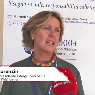 Alzheimer: Lorenzin, 'tra over 65 600mila persone colpite. Numeri al raddoppio per il 2050' Alzheimer: Lorenzin, 'tra over 65 600mila persone colpite. Numeri al raddoppio per il 2050'