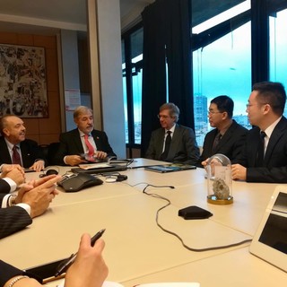 Il vicesindaco di Shenzhen in visita a Genova ricevuto a Palazzo Tursi Il vicesindaco di Shenzhen in visita a Genova ricevuto a Palazzo Tursi
