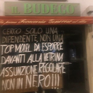 Fornaio genovese ad Alba non trova personale e lo scrive in vetrina: "Pago tutto, anche gli straordinari"