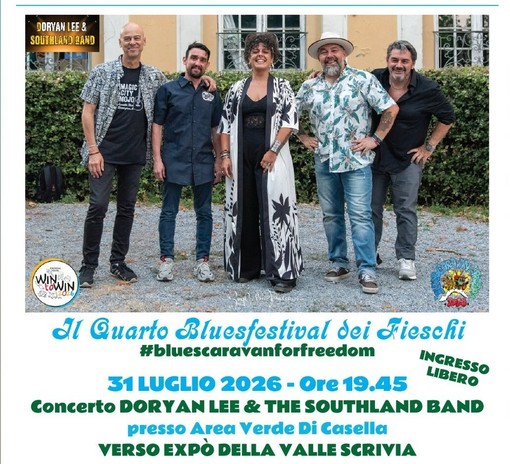 Il Blues fa tappa a Casella: al via il 4° Bluesfestival dei Fieschi con la quinta tappa di Bluescaravan for Freedom Il Blues fa tappa a Casella: al via il 4° Bluesfestival dei Fieschi con la quinta tappa di Bluescaravan for Freedom