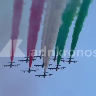Gardone Val Trompia, lo spettacolo delle Frecce Tricolori Gardone Val Trompia, lo spettacolo delle Frecce Tricolori
