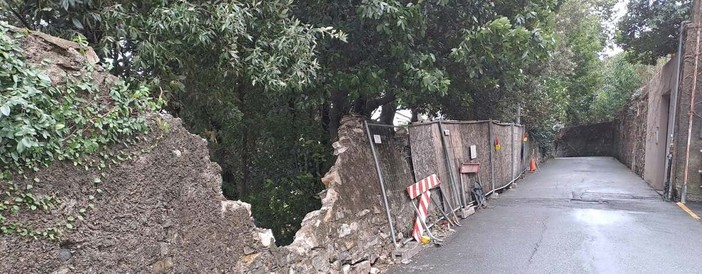 Frana a Struppa, via alla Chiesa di San Siro resta chiusa: "Mancano i fondi per i lavori" Frana a Struppa, via alla Chiesa di San Siro resta chiusa: "Mancano i fondi per i lavori"