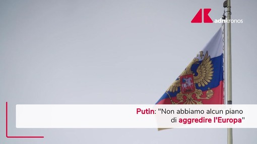 Russia, Putin: "Nessuna intenzione di attaccare l'Europa" Russia, Putin: "Nessuna intenzione di attaccare l'Europa"