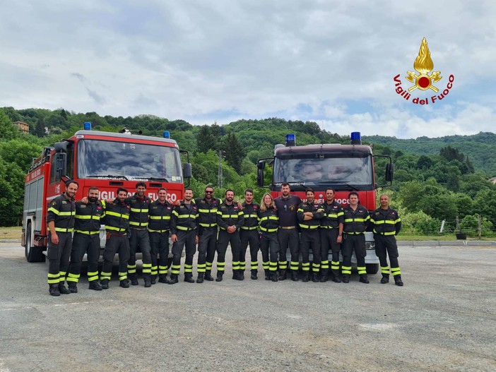 Vigili del fuoco, concluso il corso per la patente di secondo grado