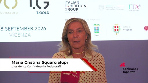 Fiere, Vicenzaoro: Squarcialupi (Federorafi): "export Stati Uniti segna +22%" Fiere, Vicenzaoro: Squarcialupi (Federorafi): "export Stati Uniti segna +22%"