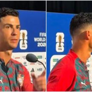 Ronaldo 'ignora' Messi dopo doppietta ai Mondiali: "Prossima domanda"