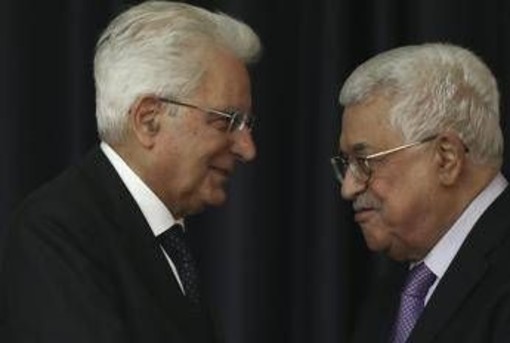 Mattarella riceve Abu Mazen: "Ricostruire Gaza e creare due Stati nella regione"