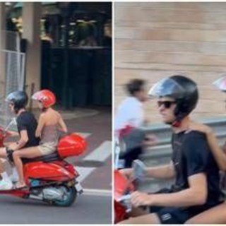 Sinner in vespa a Montecarlo con... Laila Hasanovic Sinner in vespa a Montecarlo con... Laila Hasanovic