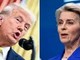 Ue, possibile incontro von der Leyen-Trump sabato a Roma
