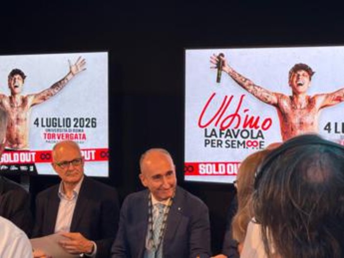 Concerto di Ultimo, Levialdi Ghiron (Tor Vergata): "L'università si apre alla società" Concerto di Ultimo, Levialdi Ghiron (Tor Vergata): "L'università si apre alla società"