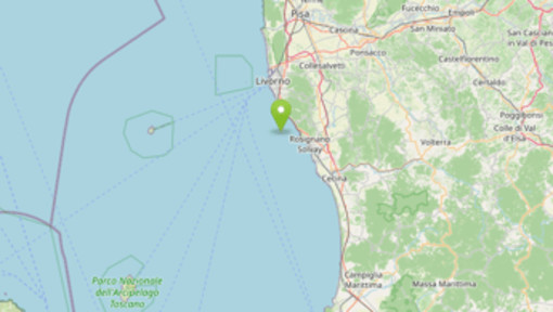 Terremoto oggi a Livorno, scossa di magnitudo 3.3 con epicentro sulla costa: avvertita dalla popolazione