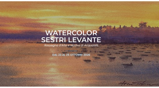 Al via domani a Sestri Levante "Watercolor": tre giorni di acquerello tra le due Baie Al via domani a Sestri Levante "Watercolor": tre giorni di acquerello tra le due Baie