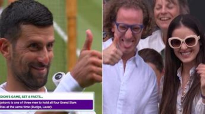 Wimbledon, proposta di matrimonio sul Centrale e Djokovic si invita Wimbledon, proposta di matrimonio sul Centrale e Djokovic si invita