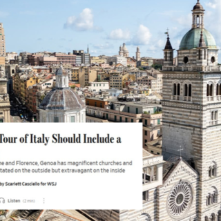 Il Wall Street Journal incorona Genova "La più esotica tra le grandi città italiane"
