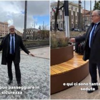 Quando Gualtieri presentava la 'nuova' piazza Risorgimento: "Area rinnovata e più bella"