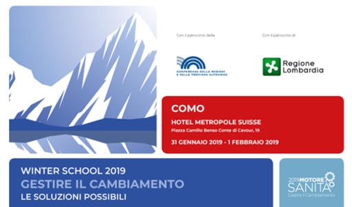 Winter School 2019 "Gestire il cambiamento - Le soluzioni possibili" Winter School 2019 "Gestire il cambiamento - Le soluzioni possibili"