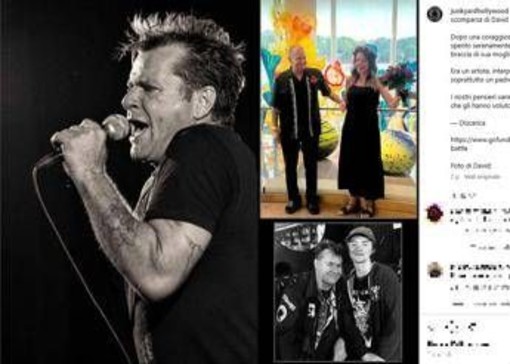 David Roach, morto a 59 anni frontman dei Junkyard: si era sposato da due settimane David Roach, morto a 59 anni frontman dei Junkyard: si era sposato da due settimane