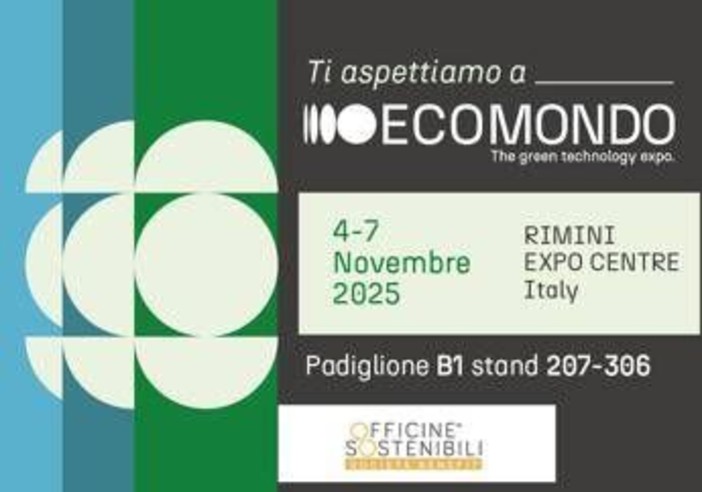 Officine Sostenibili ad Ecomondo, tra novità tecniche ed eventi