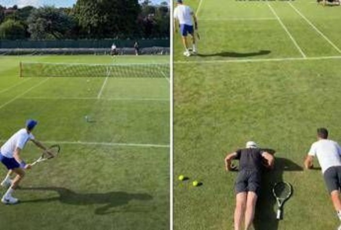 Sinner a Wimbledon, sfida con Sabalenka e 'penitenza' - Video