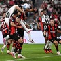 Una perla di Cisse e un’incornata di Gatti nel recupero, Juve-Milan 1-1