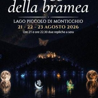 Teatro il viaggio della Bramea, a Monticchio spettacolo di luci, droni e danza Teatro il viaggio della Bramea, a Monticchio spettacolo di luci, droni e danza