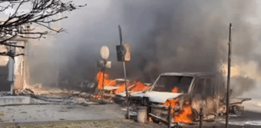 Ucraina, bombe su Kiev: 2 feriti. Raid russo su centro commerciale: i morti salgono a 5 Ucraina, bombe su Kiev: 2 feriti. Raid russo su centro commerciale: i morti salgono a 5