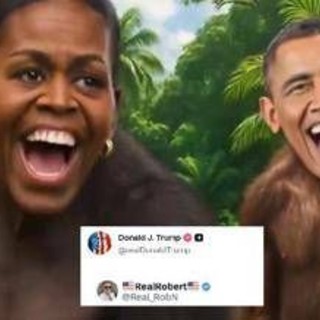 Trump, gli Obama come scimmie: il video razzista rilanciato dal presidente