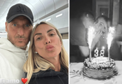 Noemi Bocchi compie 38 anni, la dedica di Francesco Totti: "Ti amo"