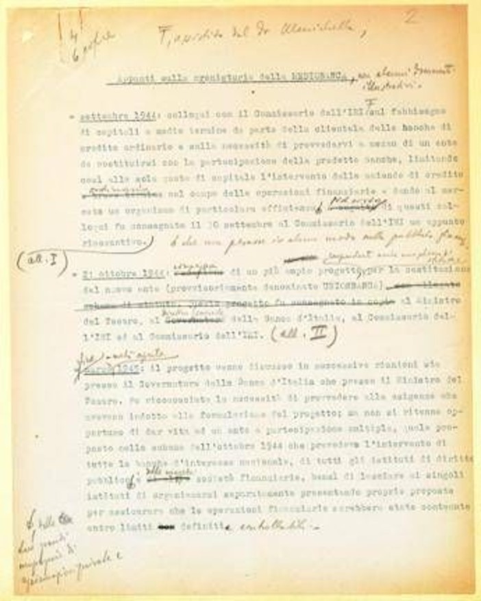 Mediobanca: 80 anni dalla fondazione - la prima banca d'affari della neonata Repubblica