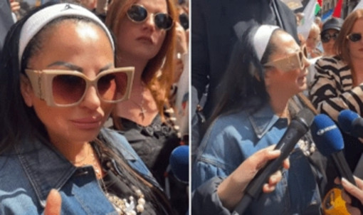 Rita De Crescenzo: &quot;Sto pensando di fare politica&quot;. La tiktoker alla manifestazione del M5s