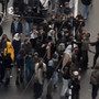 Tensione a Losanna con un automobilista durante la manifestazione dei giovani contro il capitalismo Tensione a Losanna con un automobilista durante la manifestazione dei giovani contro il capitalismo