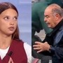 Scontro in tv tra Bruno Vespa e Sabrina Brizzola: "Quando parlate, voi giovani, documentatevi. Qui venite preparati"