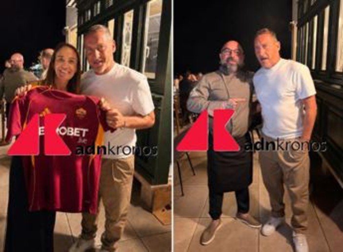 Totti conquista anche Malta, a cena nella Steak House 'Era Ora' tra tifosi e palleggi