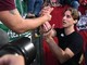 Roma-Fiorentina, Bove in lacrime per l'abbraccio della Curva Sud - Video