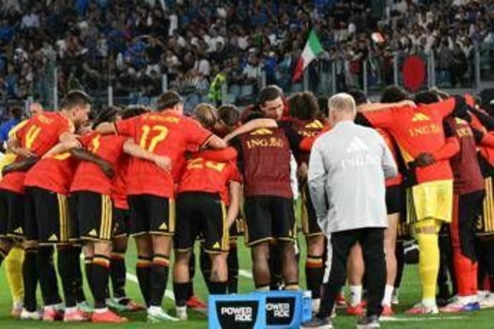 Italia, fischi all'Olimpico durante l'inno belga