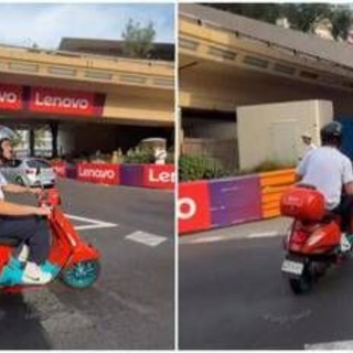 Sinner, relax a Montecarlo: 'paparazzato'... in vespa