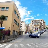 Via Marina di Robilant nel quartiere di San Fruttuoso a Genova