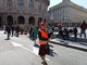 Superbonus, al corteo degli edili spunta anche il suonatore di cornamusa (Video)